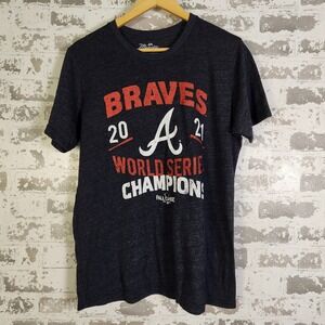 Atlanta Braves 2021 World Series Champions Majestic Threads T Shirt Men's Medium